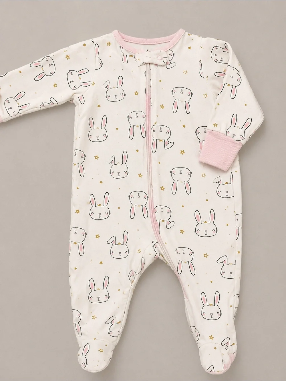 Gerber - Sleeper W/ Bunny Print (Cotton) - NB